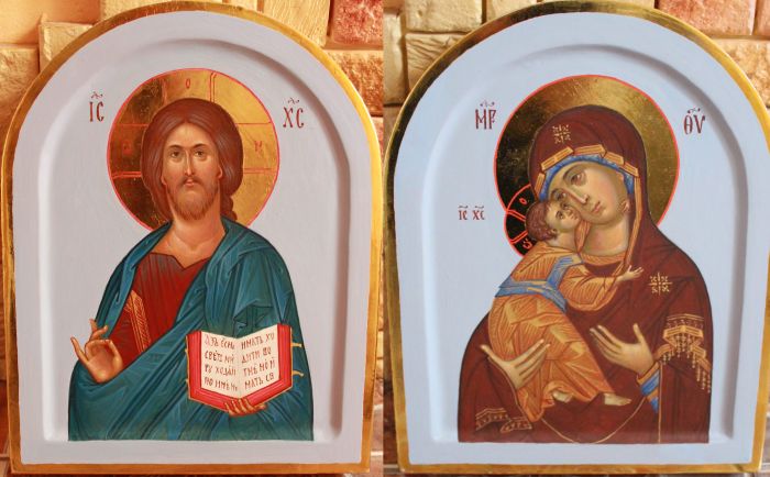 Wonderful painted icons of the Wedding