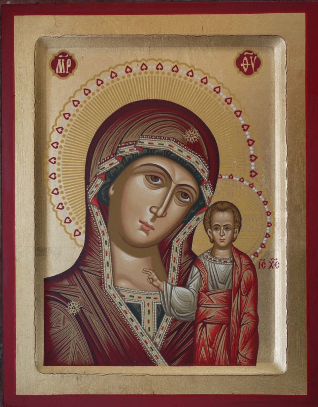 Kazan handwritten icon of the Mother of God