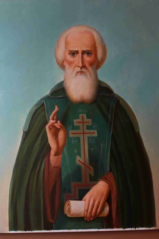 Saint Serhiy is a pictorial icon