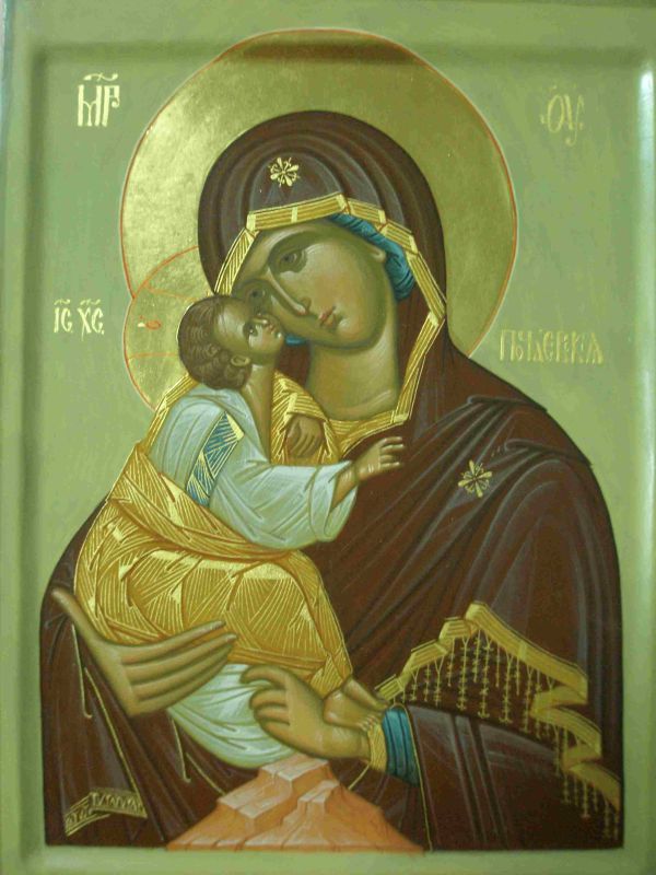 Pochaiv beautiful painted icon