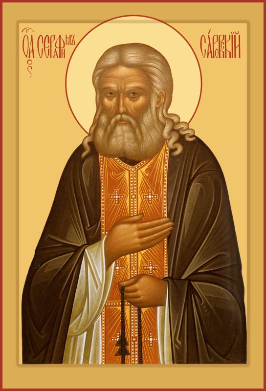 Saint Seraphim of Sarov handwritten icon