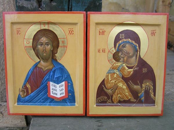 Handwritten wedding icons