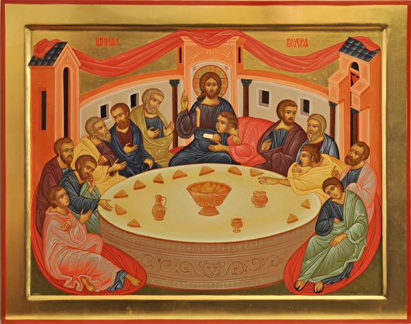 The Last Supper written icon