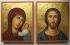 пара икон Господь и Богородица