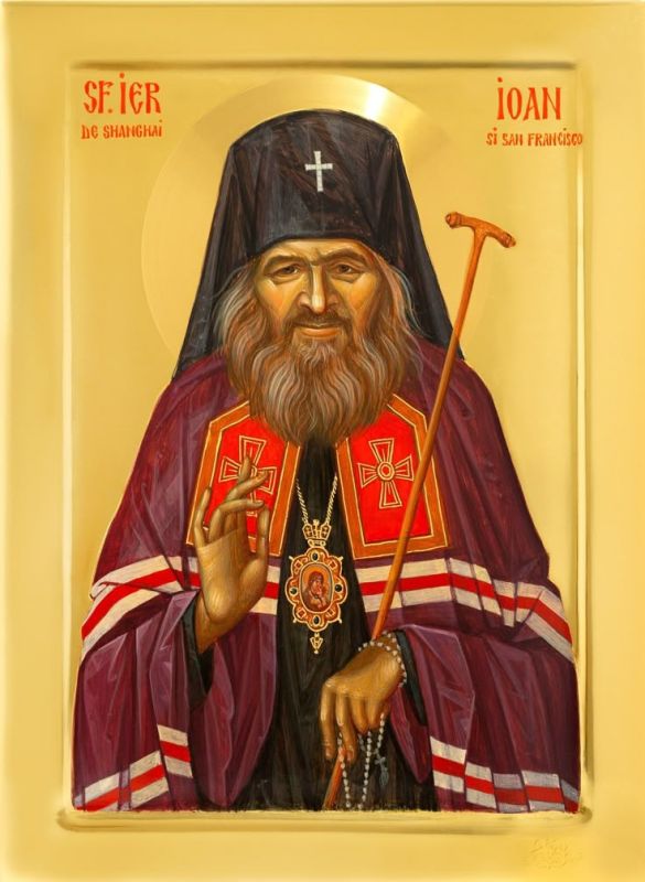 Писана ікона Святий Іоан Шанхайський