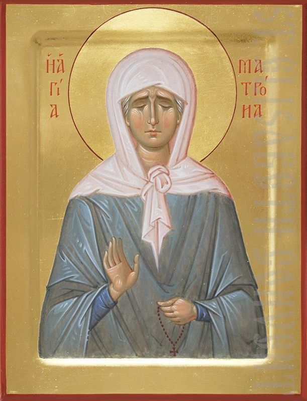 Written icon of the Holy Blessed Matrona