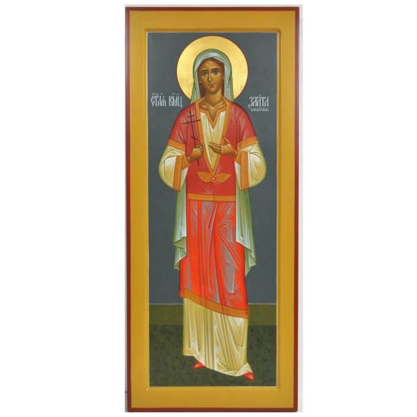 Holy Martyr Zlata painted icon